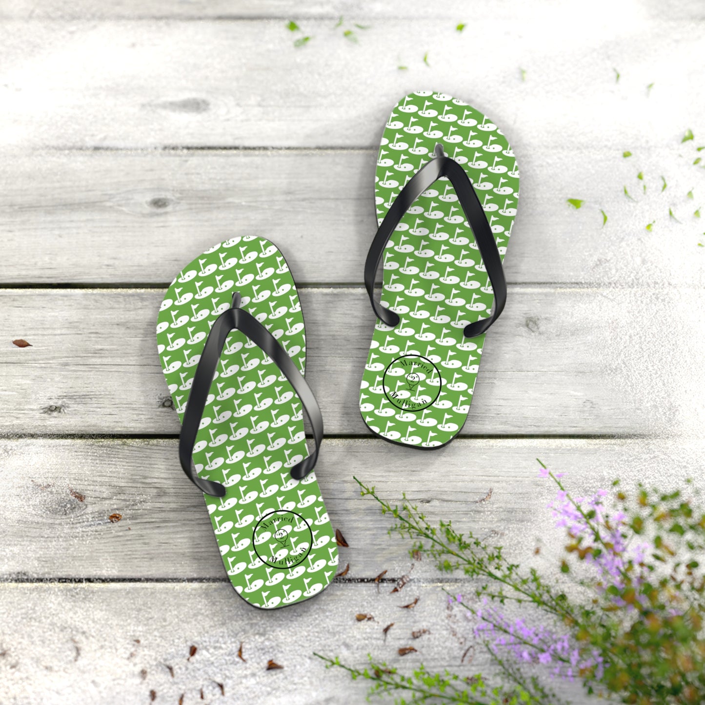 Golf Pin Flip Flops