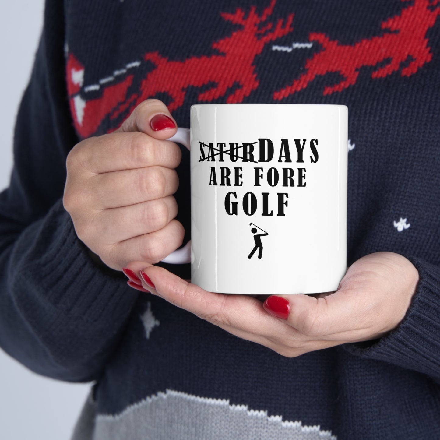 Saturdays are Fore Golf Mug