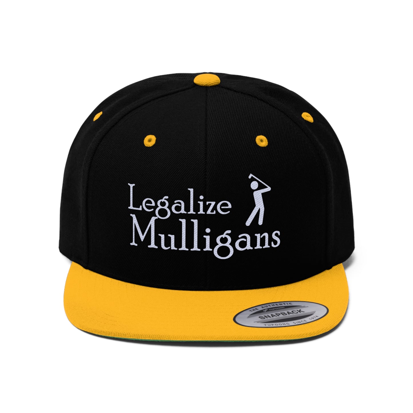 Legalize Mulligans Embroidered Hat - White Font