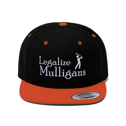 Legalize Mulligans Embroidered Hat - White Font