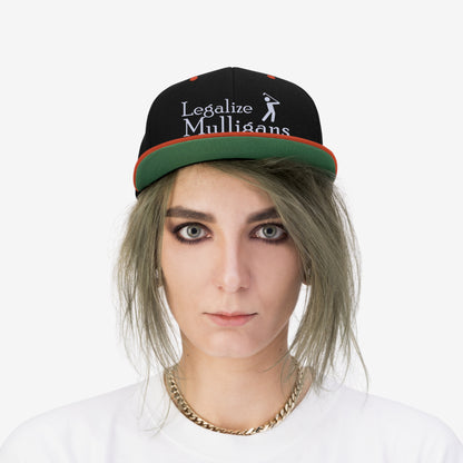 Legalize Mulligans Embroidered Hat - White Font