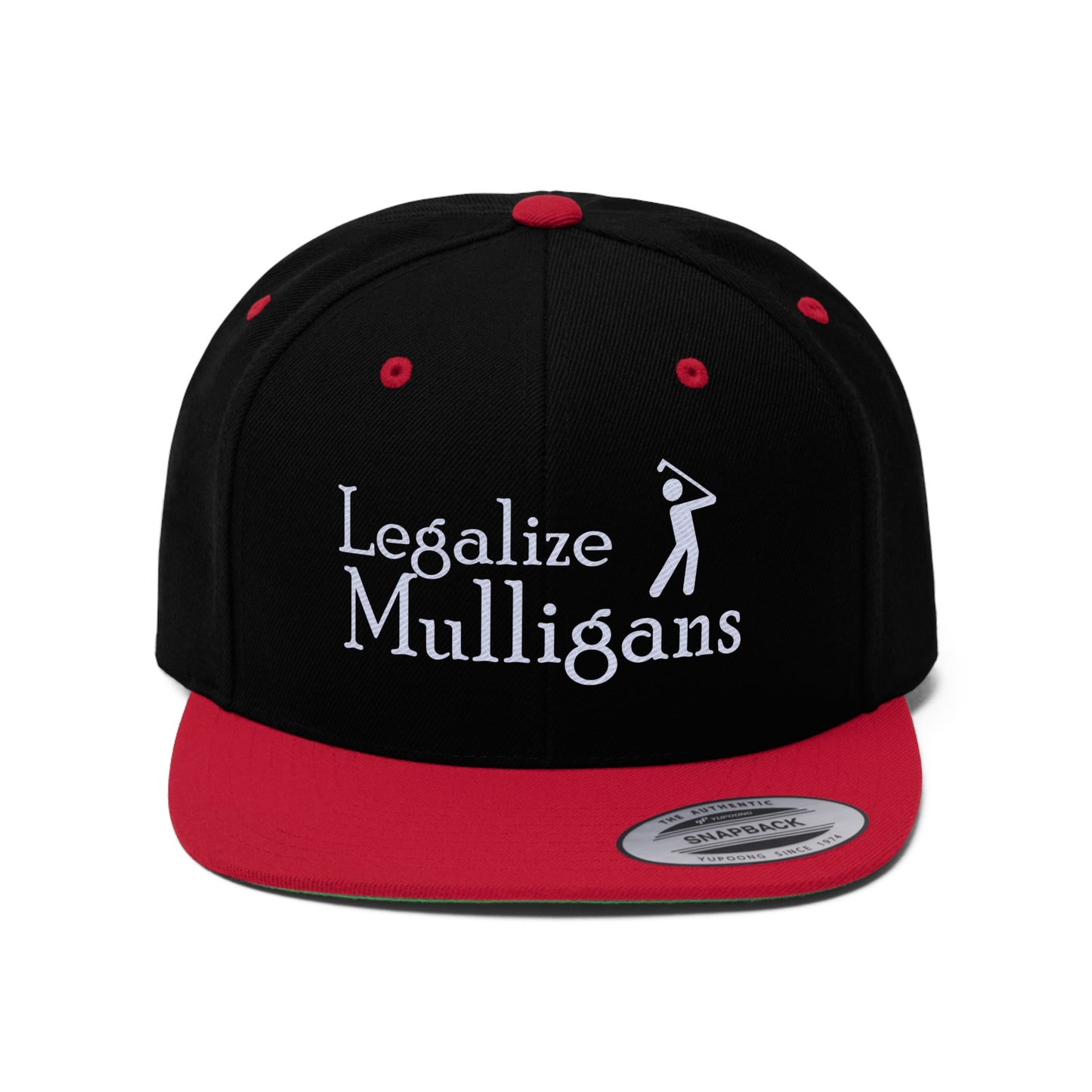 Legalize Mulligans Embroidered Hat - White Font