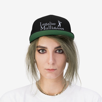 Legalize Mulligans Embroidered Hat - White Font