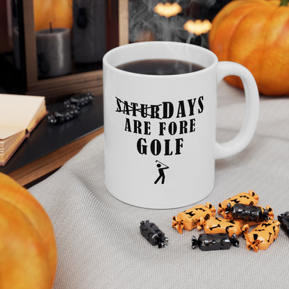 Saturdays are Fore Golf Mug