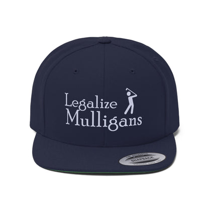 Legalize Mulligans Embroidered Hat - White Font