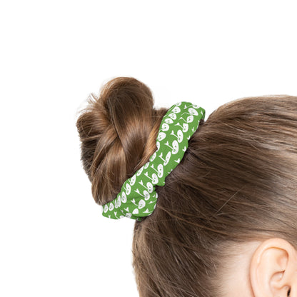 Green Golf Tee Scrunchie