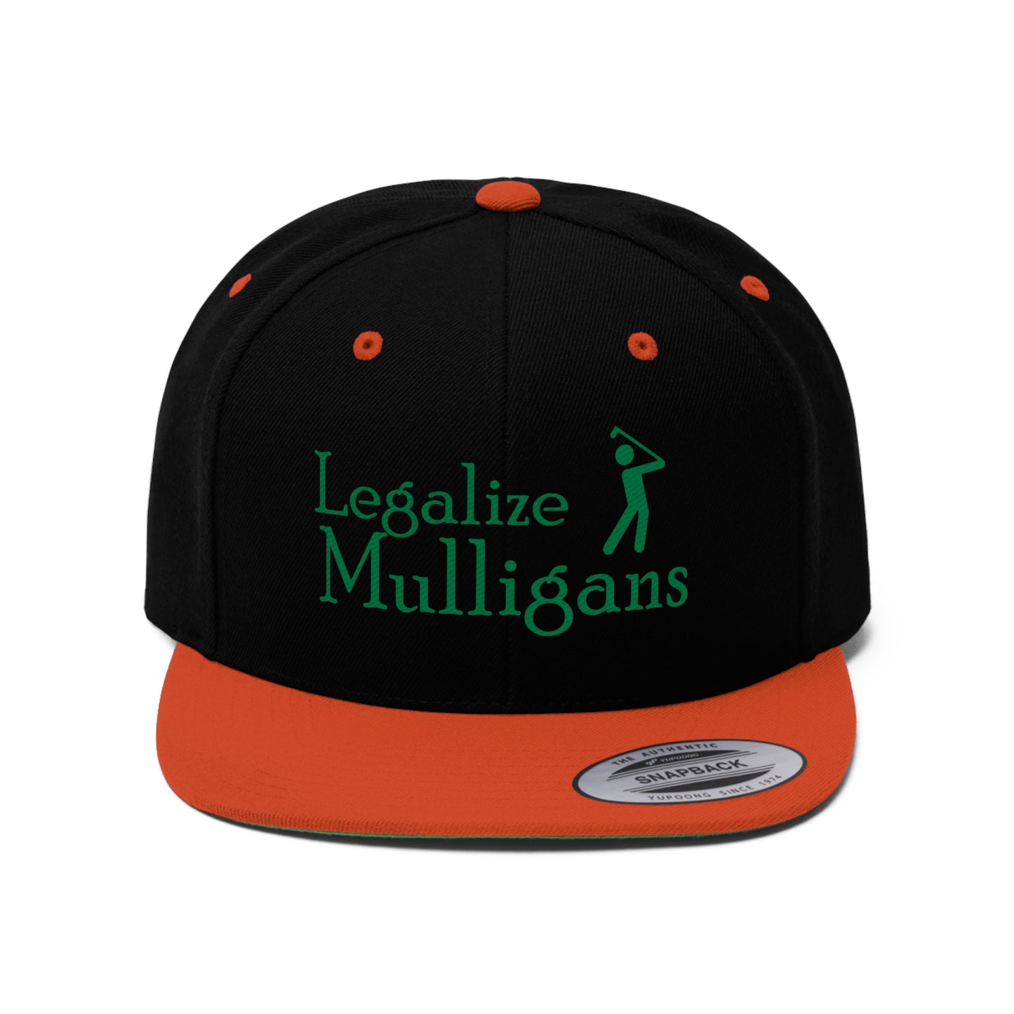 Legalize Mulligans Embroidered Hat - Green Font