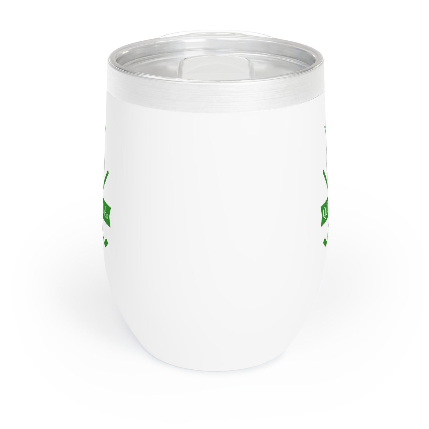 Queen of Clubs (green) - Chill Wine Tumbler