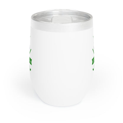 Queen of Clubs (green) - Chill Wine Tumbler