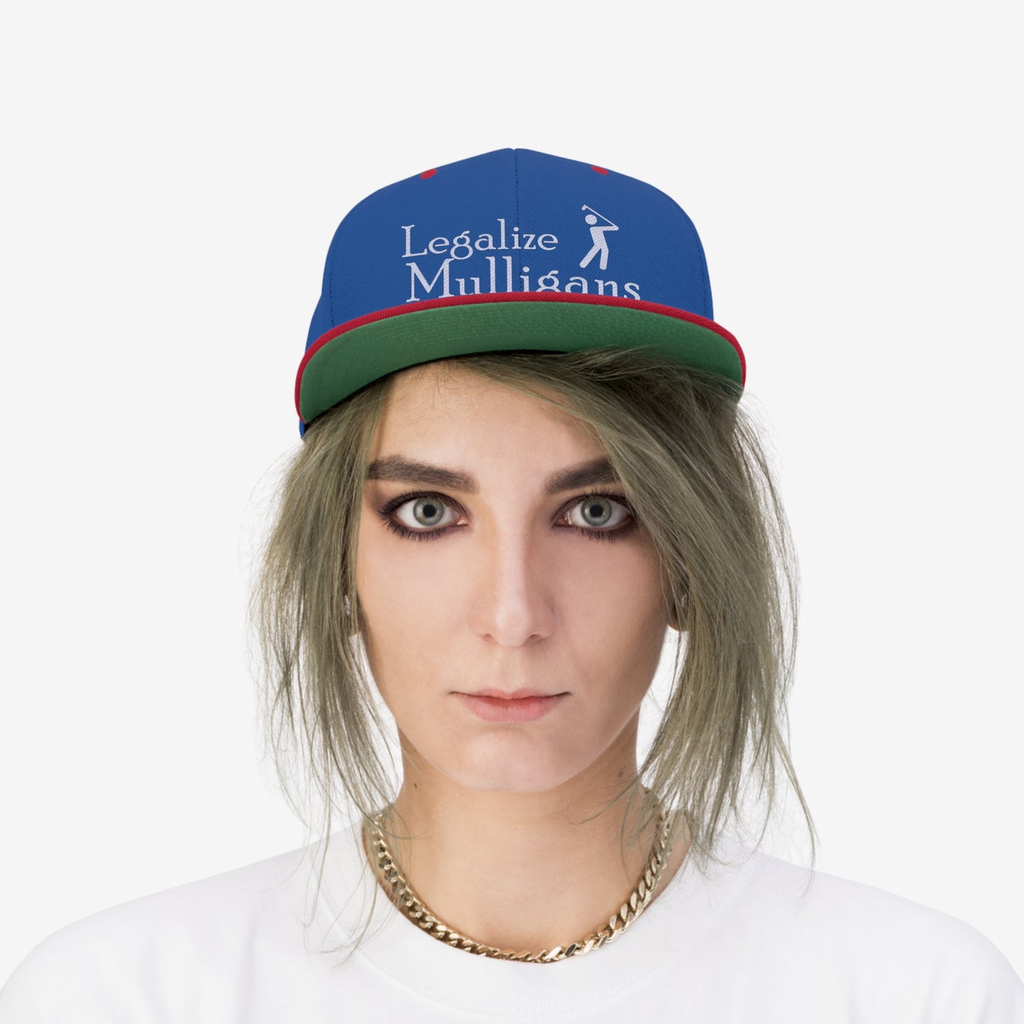 Legalize Mulligans Embroidered Hat - White Font