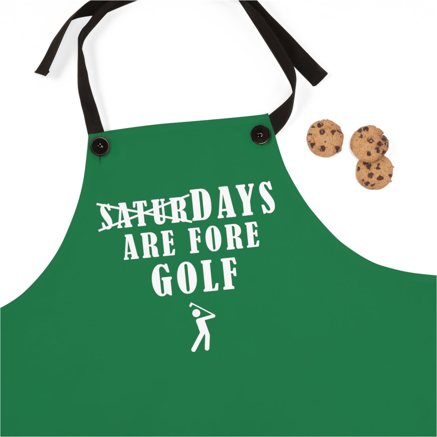 Saturdays are Fore Golf Apron (Green)