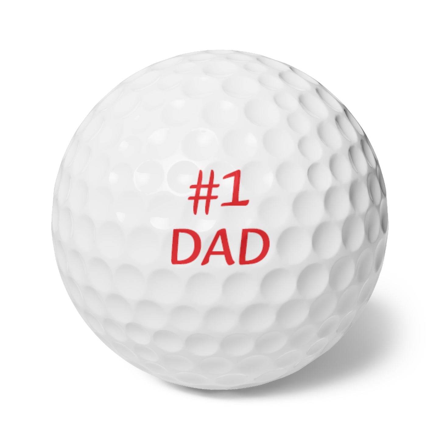 #1 Dad Golf Balls, 6pcs