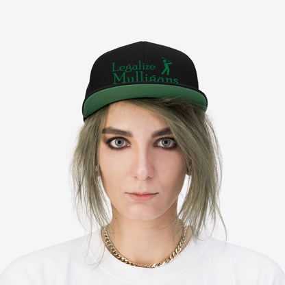 Legalize Mulligans Embroidered Hat - Green Font