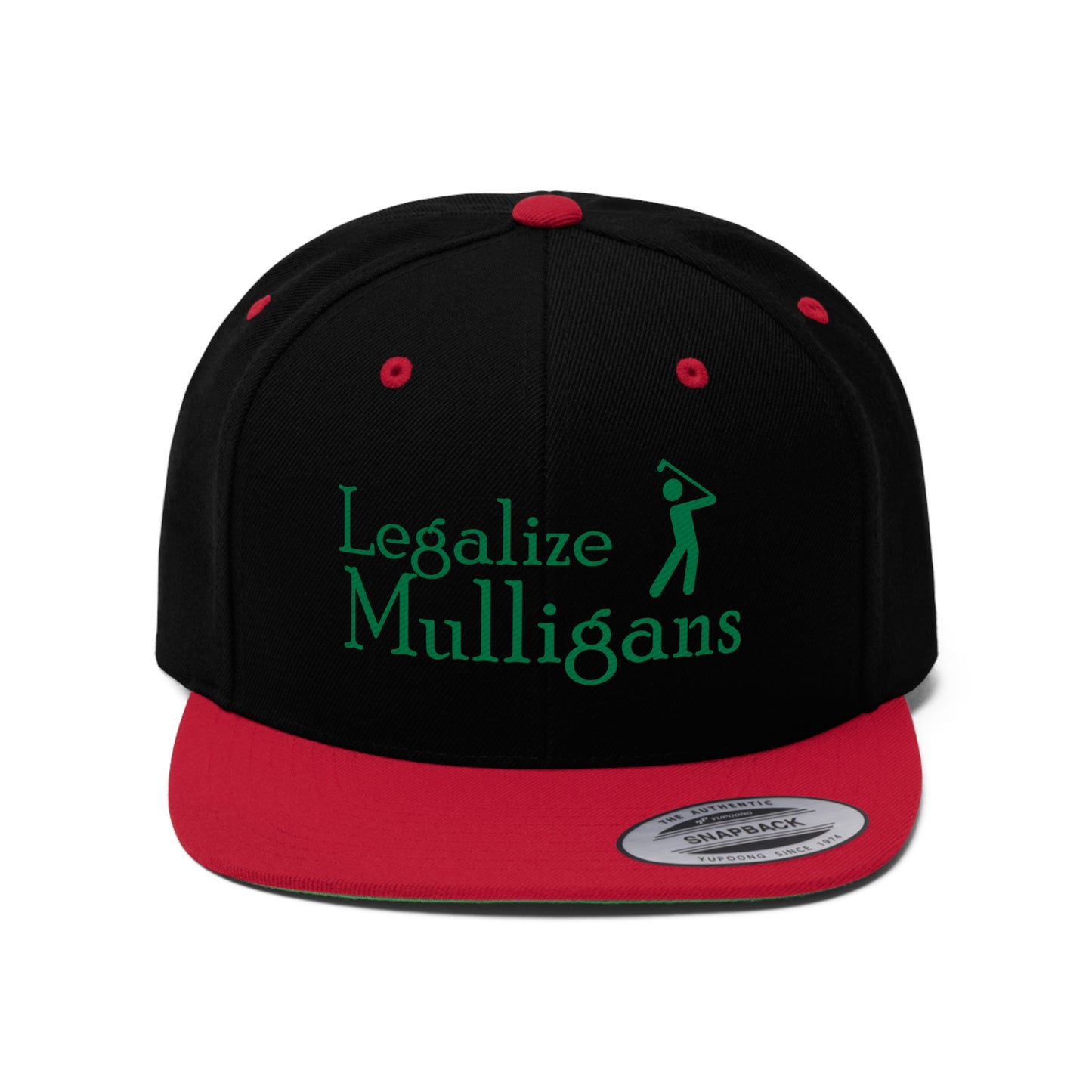 Legalize Mulligans Embroidered Hat - Green Font