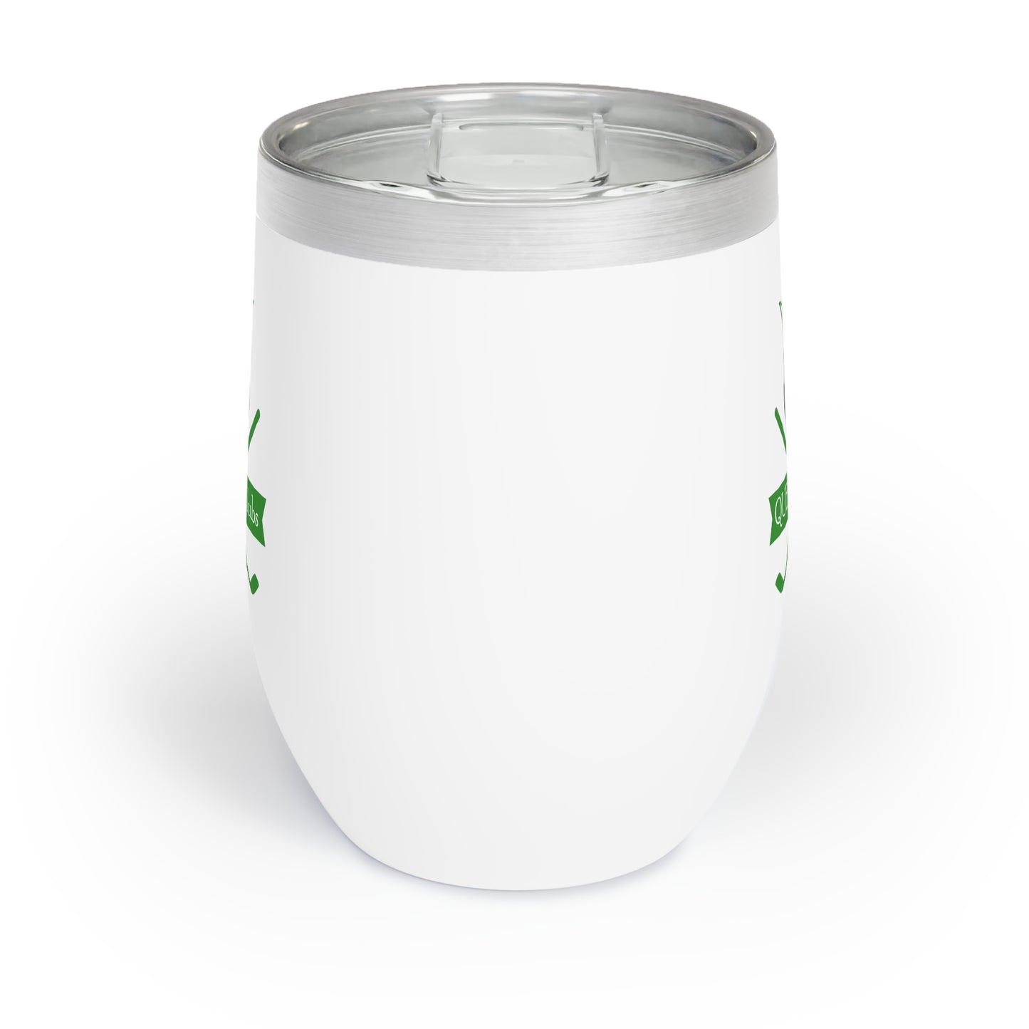 Queen of Clubs (green) - Chill Wine Tumbler