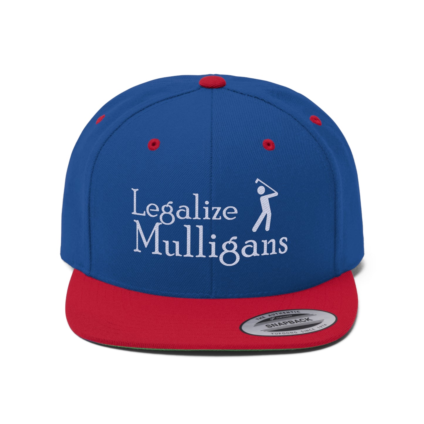 Legalize Mulligans Embroidered Hat - White Font