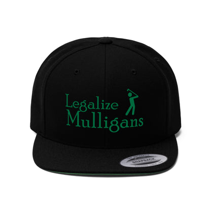 Legalize Mulligans Embroidered Hat - Green Font