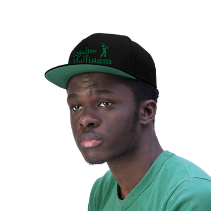 Legalize Mulligans Embroidered Hat - Green Font